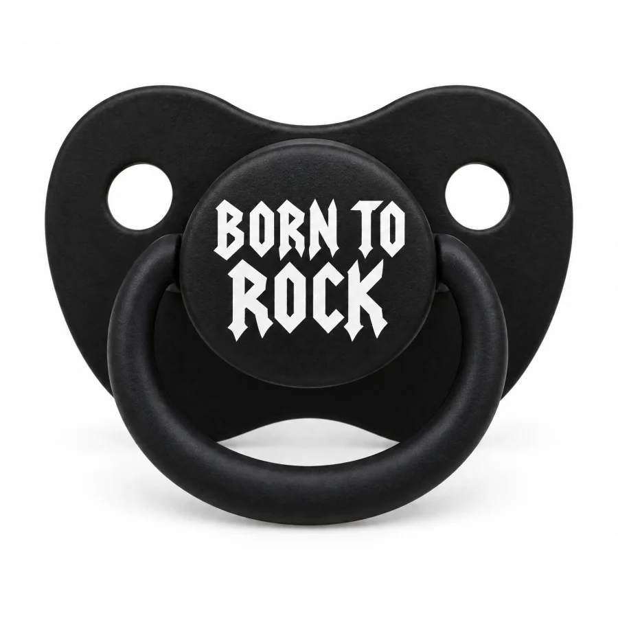 KI-Symbolbild, nicht das Originalprodukt: Metal Kids „born to rock“
